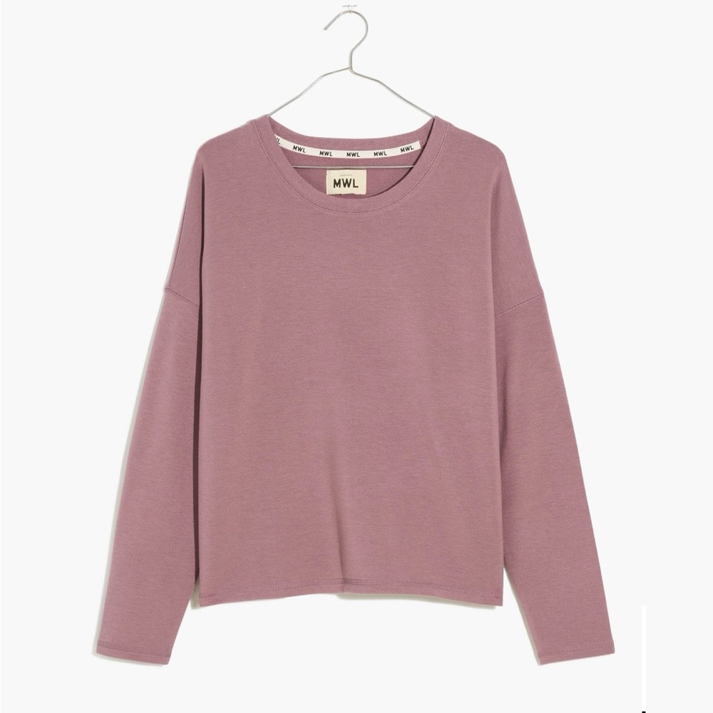 Madewell MWL Mauve Boxy Sweatshirt M